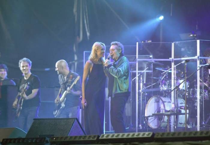 Carolina Cerezuela con Miguel Ríos