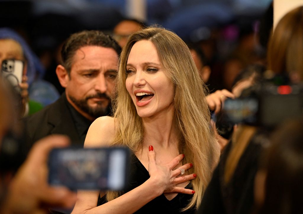  Angelina Jolie en el Festival de San Sebastián este domingo