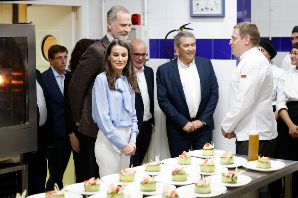 El menú que ha preparado la Fundación José María Llanos para el rey Felipe VI y la reina Letizia