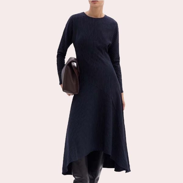 Vestido midi asimétrico Simorra