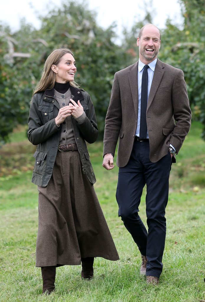 Los Príncipes de Gales en una imagen perteneciente a una visita a Irlanda