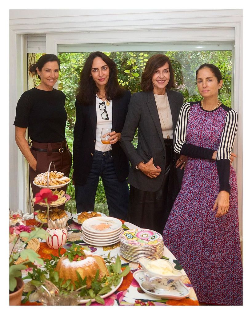 Carolina Herera, con Amparo Corsini y las fotógrafas Paz Jurista y Anunca Aísa, socias de Philocalist Studio