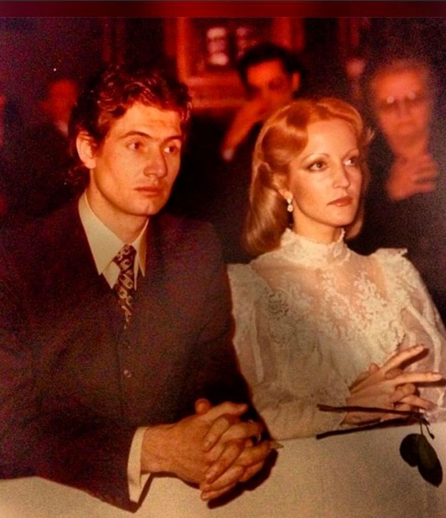 Carmen, en el día de su boda con Guillermo Capdevila