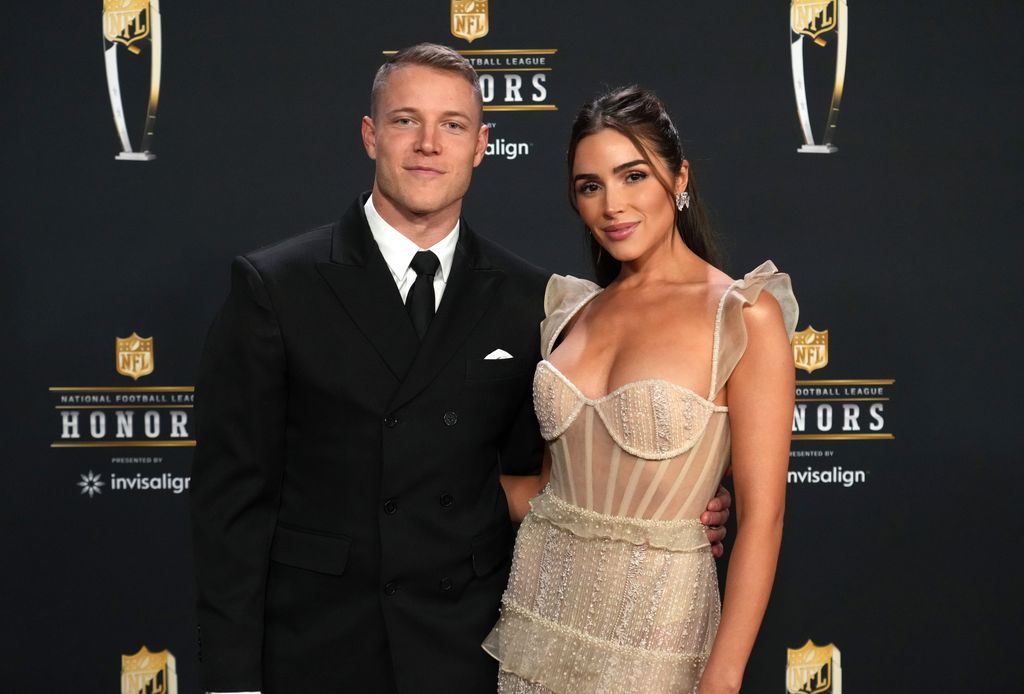 Olivia Culpo y su marido Christian McCaffrey