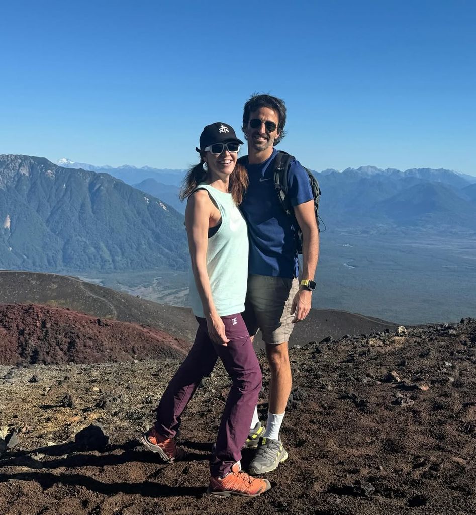 Raquel y Matías, en su viaje a Chile