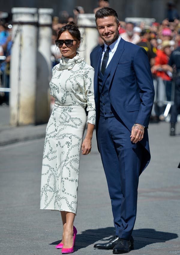 Victoria y David Beckham