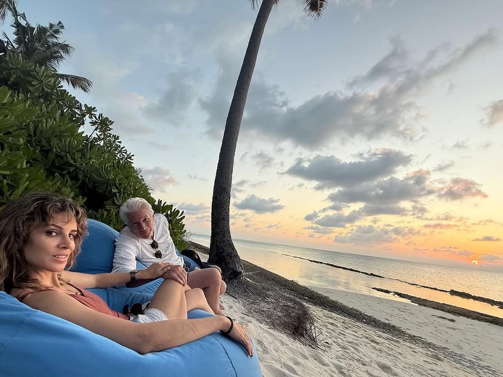 Alejandra y Richard Gere, de vacaciones con sus hijos en Maldivas