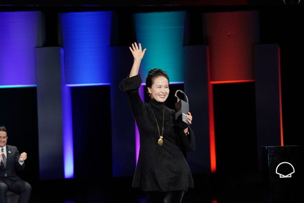 La actriz china, Zhao Xiaohong               