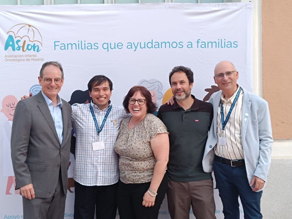 Jony Carretero en un acto de ASION en el que participó como voluntario