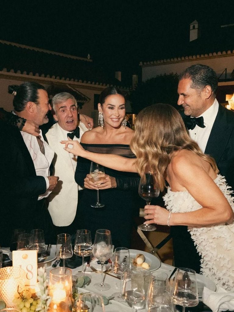 Vicky Martín Berrocal en la boda de Fátima Pereyra y José Moro en Sevilla