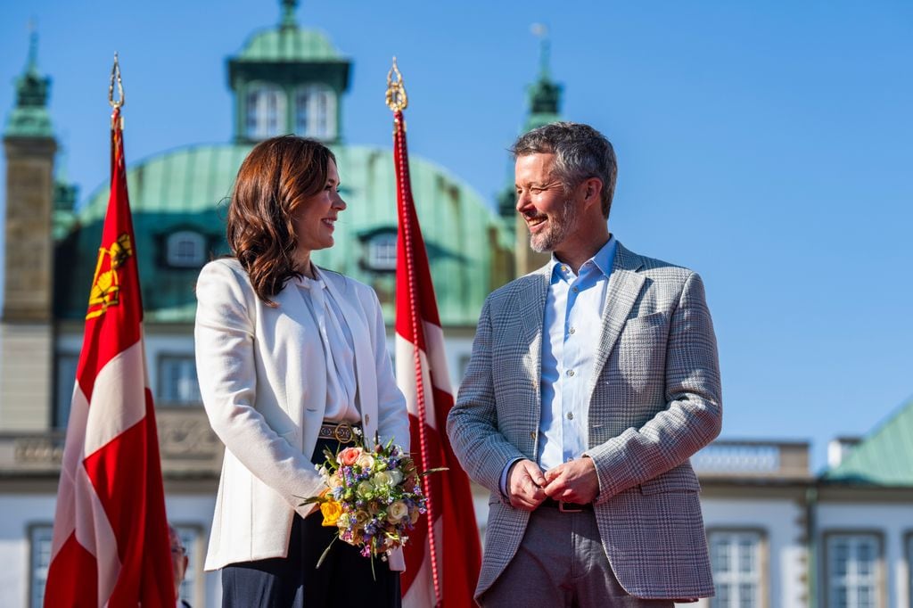 Los Reyes de Dinamarca en el Castillo de Fredensborg el pasado mayo