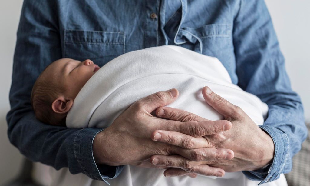 Padre con su bebé