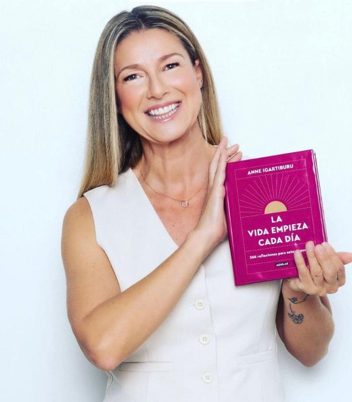 Anne Igartiburu lanza su libro 'La vida empieza cada día: 366 reflexiones para estar presente'