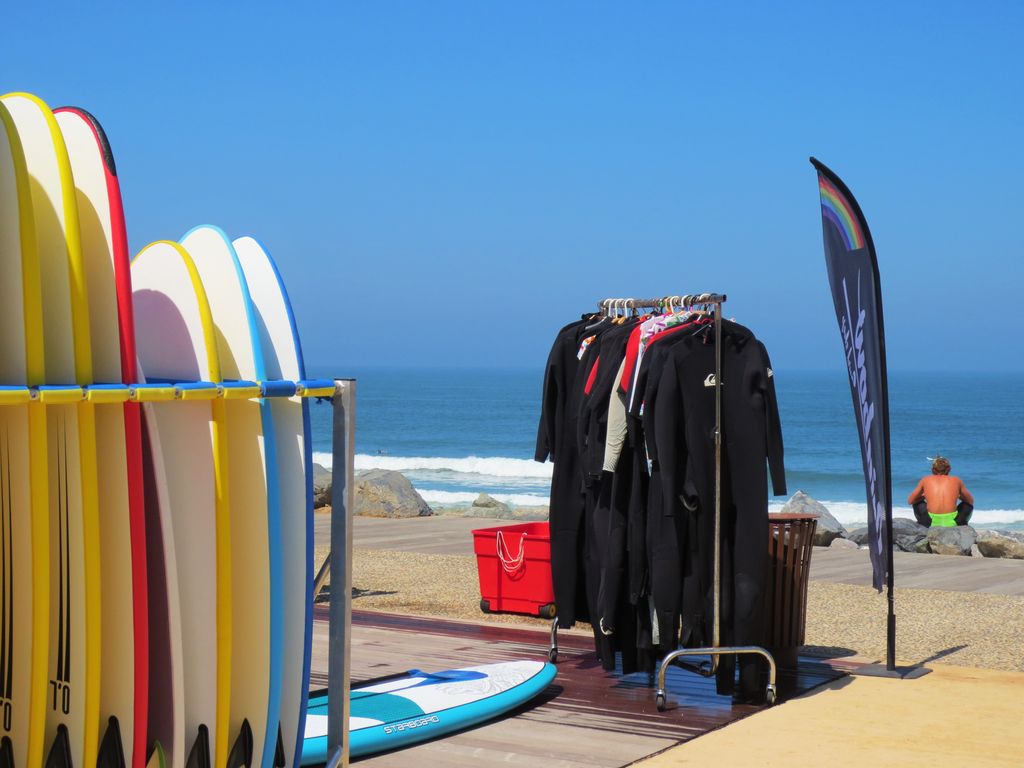 Escuela de surf, Anglet, Francia