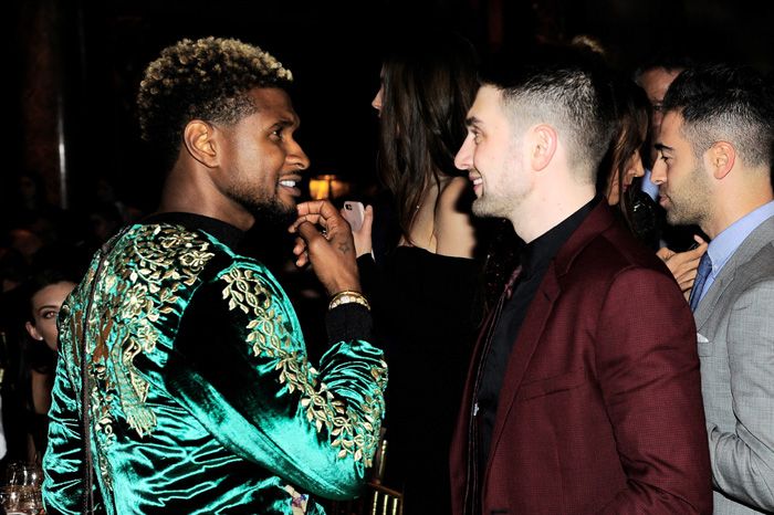 Usher y Alex Soros