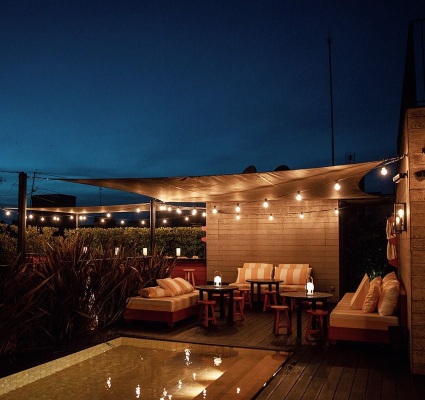 Azotea del hotel Wittmore, Barcelona