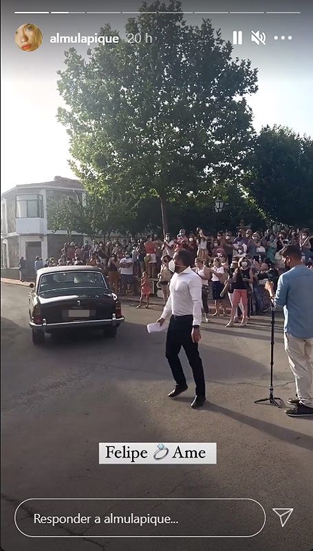 Boda de Felipe Cortina y Amelia Millán