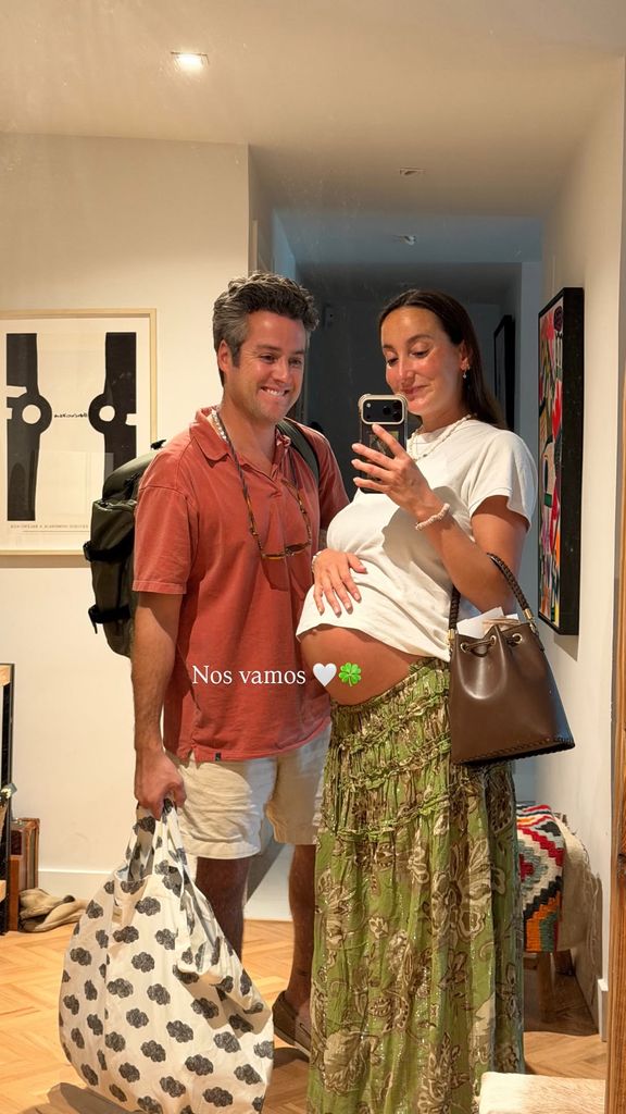 Lucía Pombo y Álvaro López Huerta, a pocos días de dar la bienvenida a su primera hija