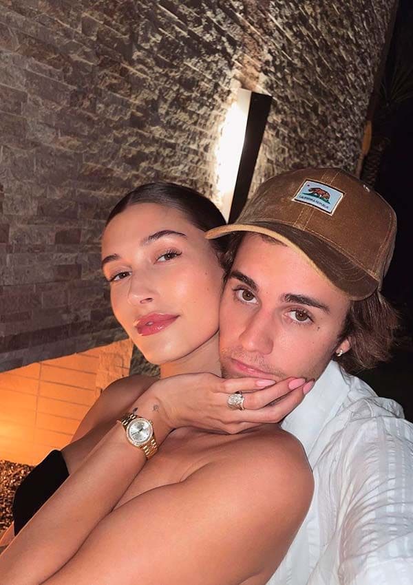 Hailey Baldwin y Justin Bieber 