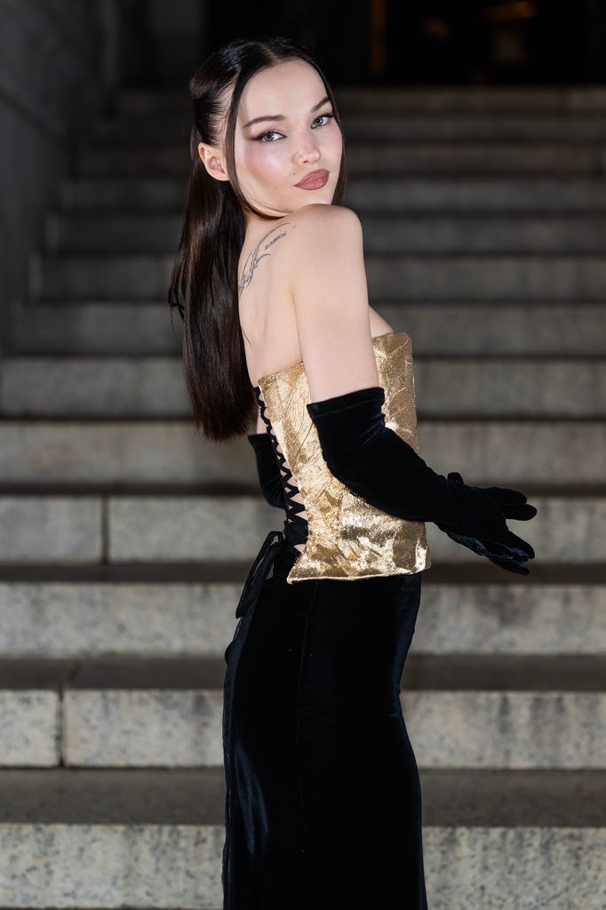 Dove Cameron reaparece en los premios CFDA en Nueva York tras su compromiso con Damiano de Maneskin