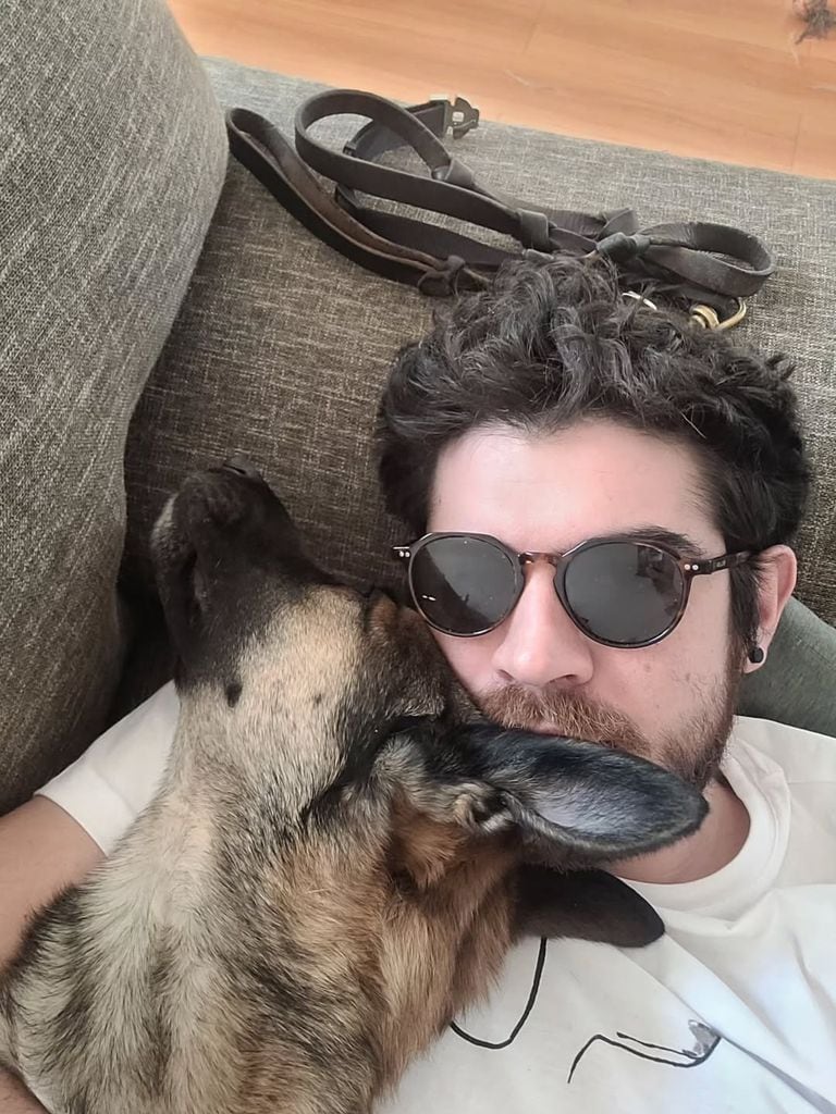 Alexis Ortega en la última imagen que compartió en sus redes sociales