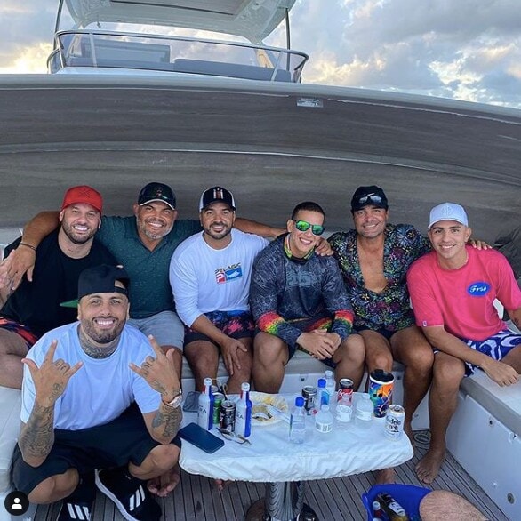 La `BoriGang´ festejando en Miami