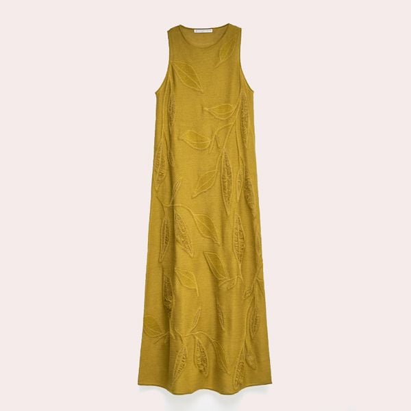 Vestido de punto jacquard