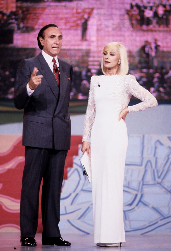 Pippo Baudo y Rafaella Carra