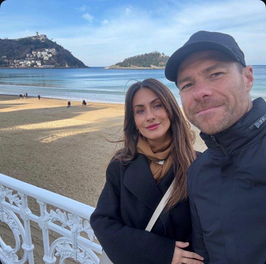 Xabi Alonso y Nagore Aranburu