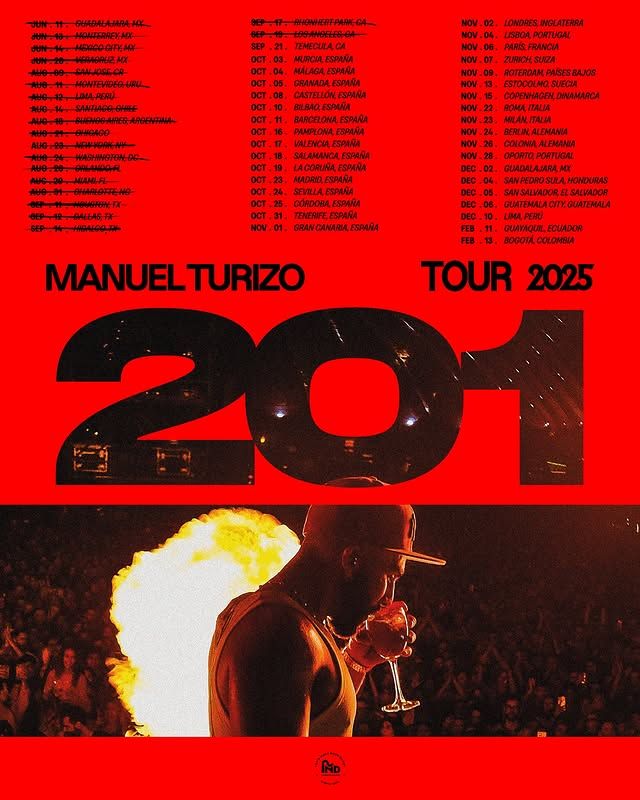 El cartel de la gira