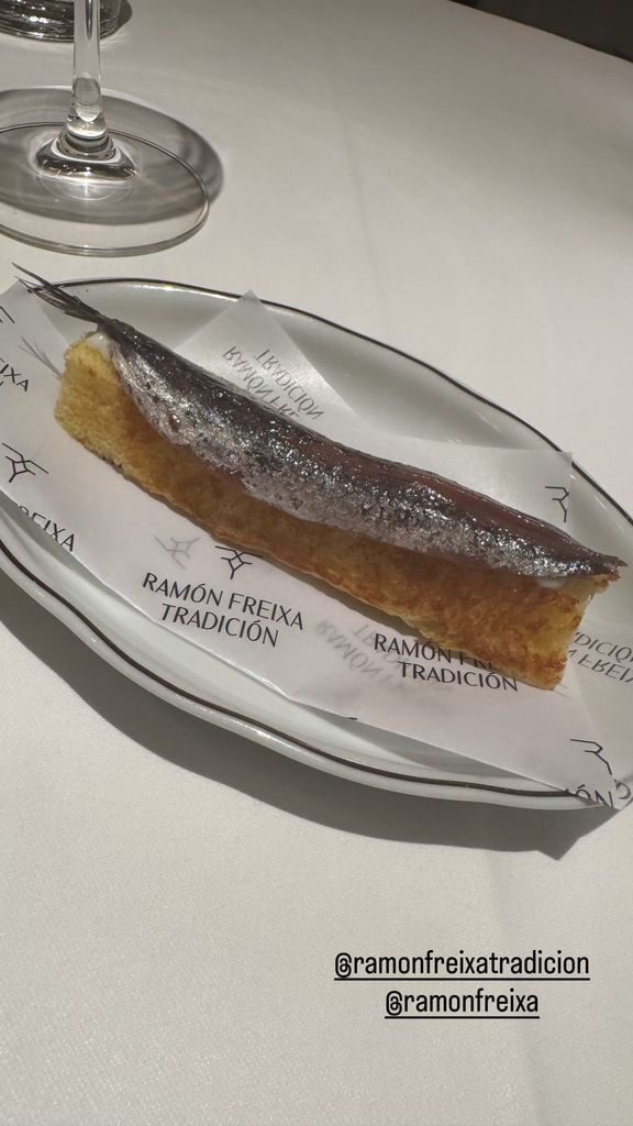 Anchoas, uno de los platos del restaurante de Ramón Freixa