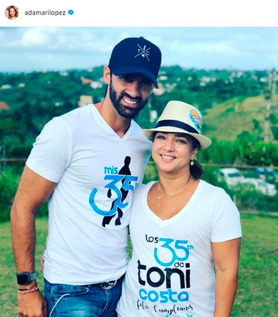 Adamari López y Toni Costa