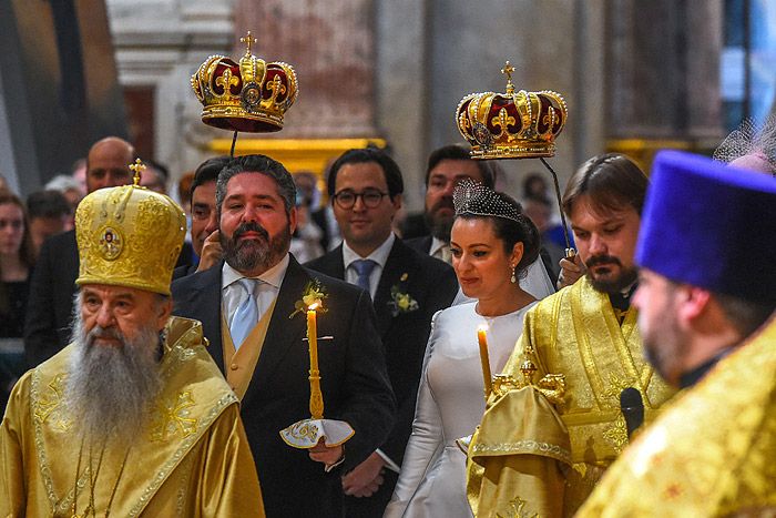 Boda real de Jorge Romanov y Rebecca Bettarini