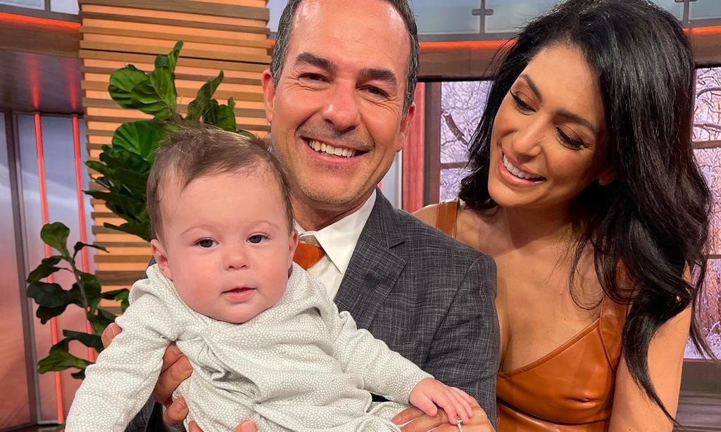 Carlos Calderón, Vanessa Lyon y su hijo, León