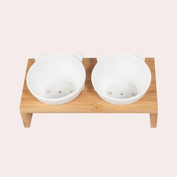 Miaou Miaou Set de 2 Comederos para Gatos Maisons du Monde