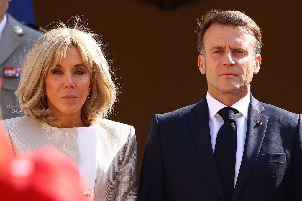 El presidente Emmanuel Macron y su mujer, Brigitte Macron, en Monaco en junio de 2025