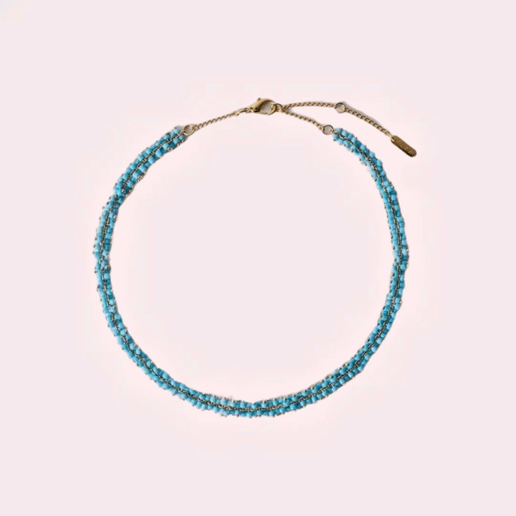 Choker azul de Malababa