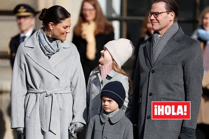 Victoria de Suecia y su familia en el día de su onomástica