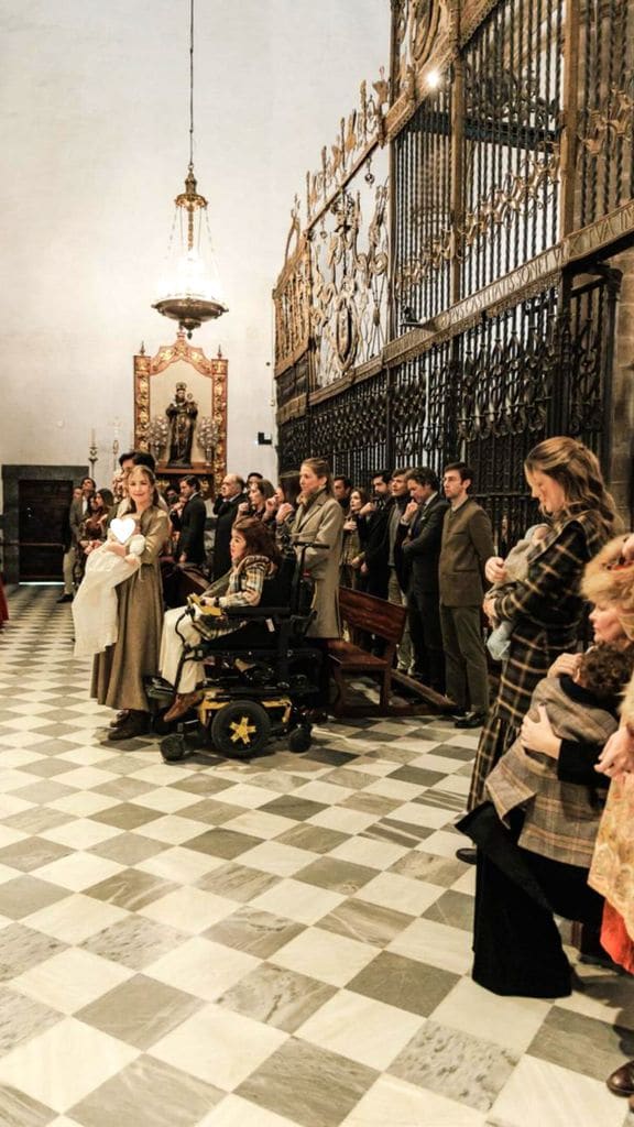 Interior de la iglesia durante la celebración