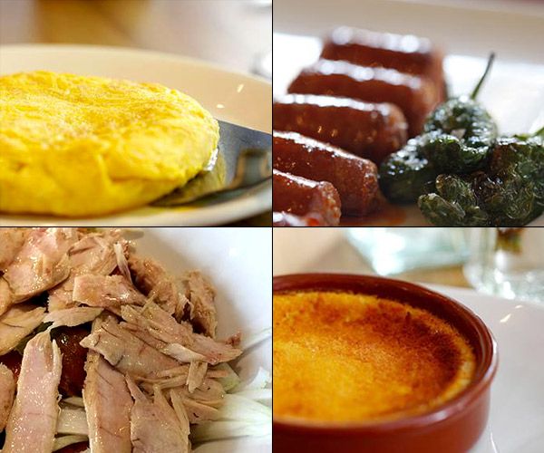 Tortilla de patatas, chistorra con pimientos, quesada pasiega... Son sólo algunas de las muchas propuestas, totalmente irresistibles, de 'Taberna Pedraza'. Fotos: www.tabernapedraza.com
