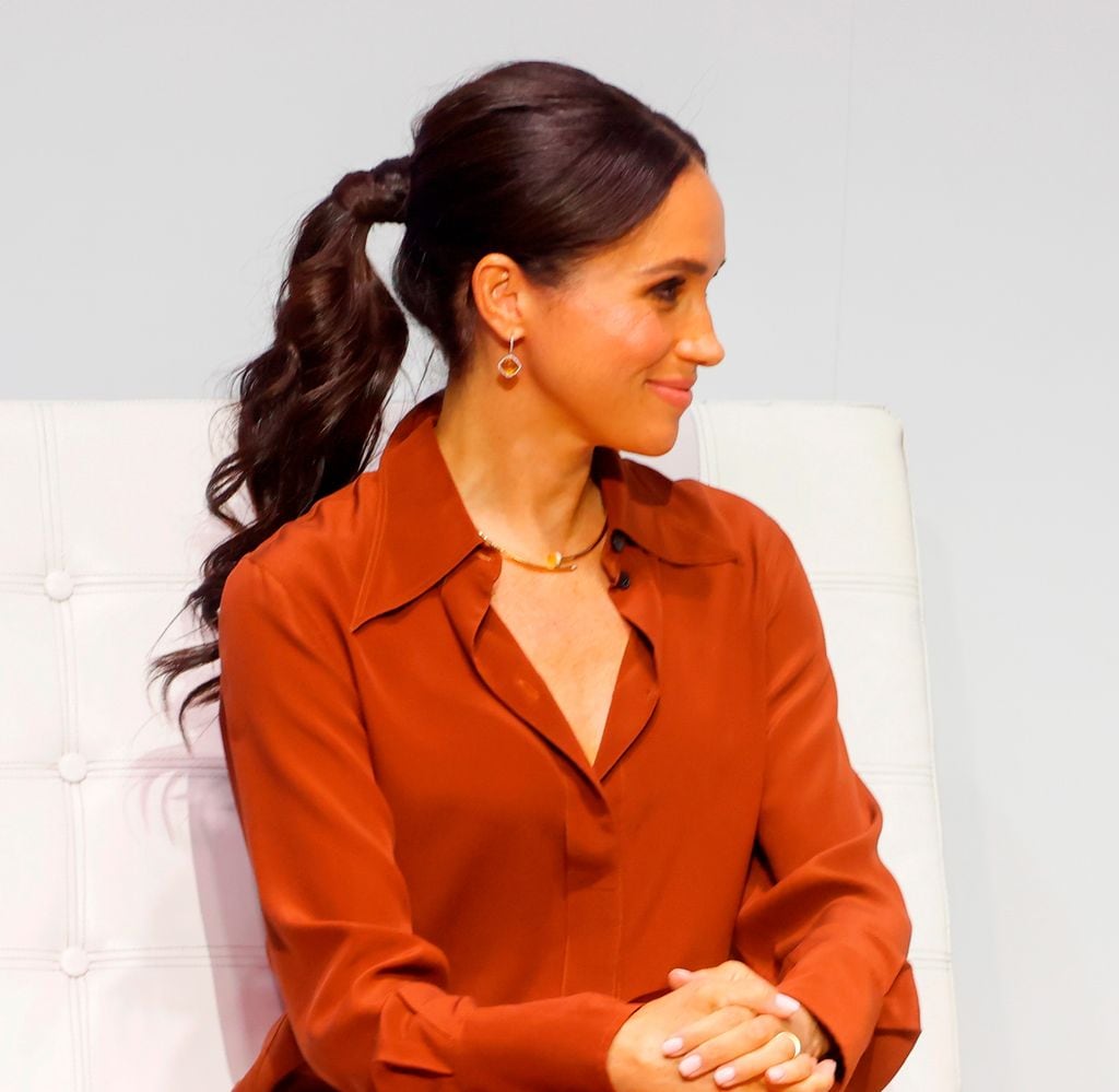 Meghan Markle durante su viaje a Colombia
