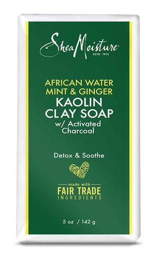 african water mint amp ginger kaolin clay soap de shea moisture