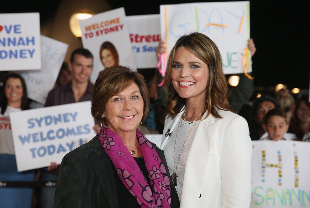 Savannah Guthrie junto a su madre, Nancy