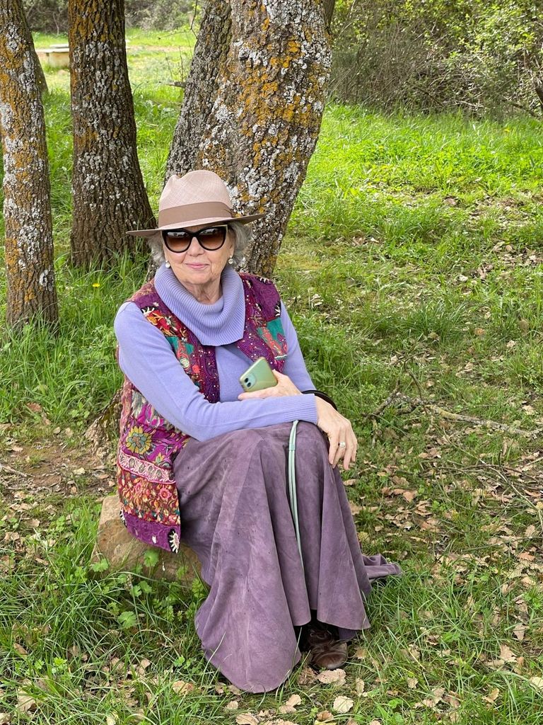 Lo que más le apasiona a doña Ana es pintar al aire libre