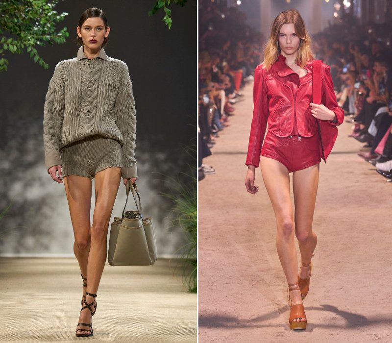 Looks de pasarela SS24 con microprants