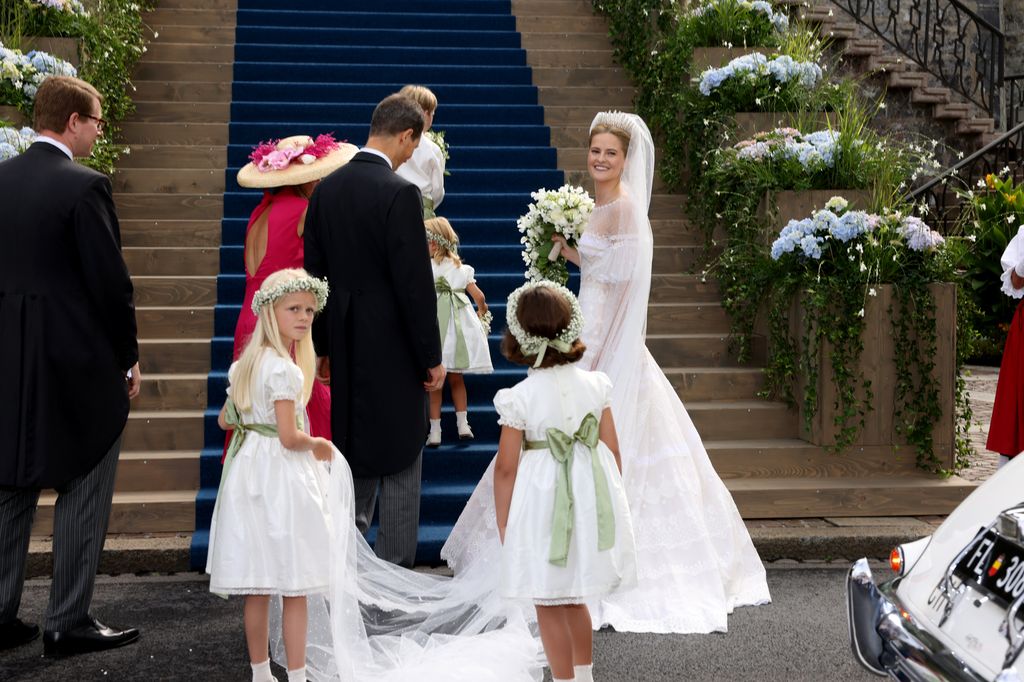 El príncipe Alois en la boda de su hija la princesa Maria Carolina de Liechtenstein 