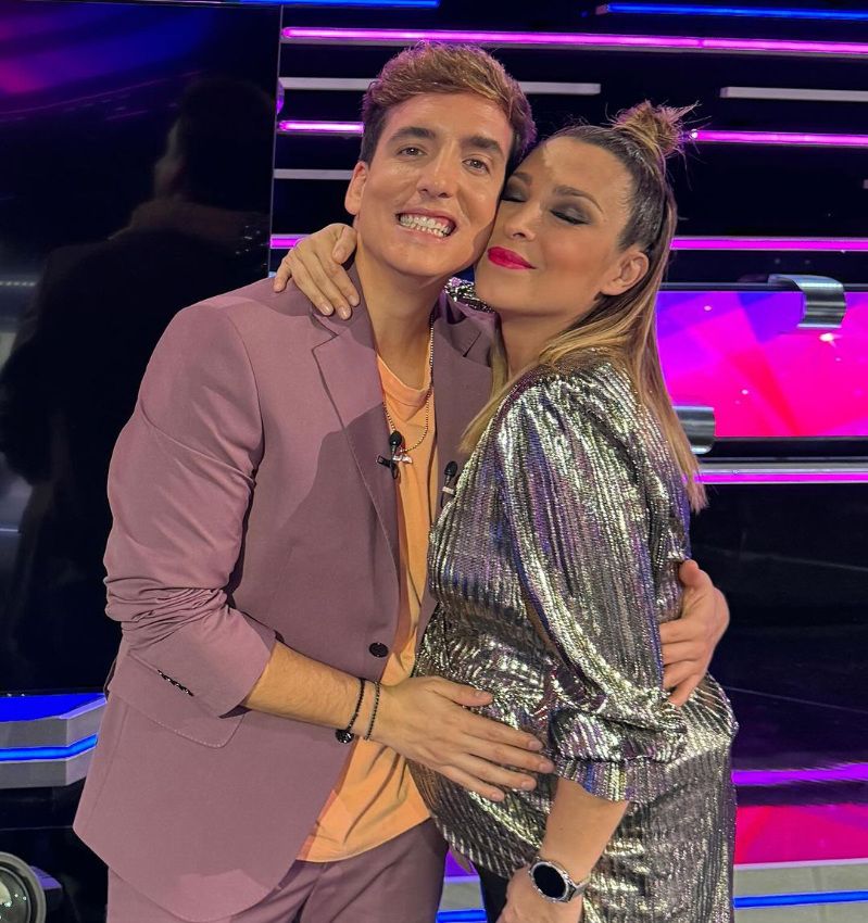 Con Xuxo Jones, su compañero en 'OT 2023'