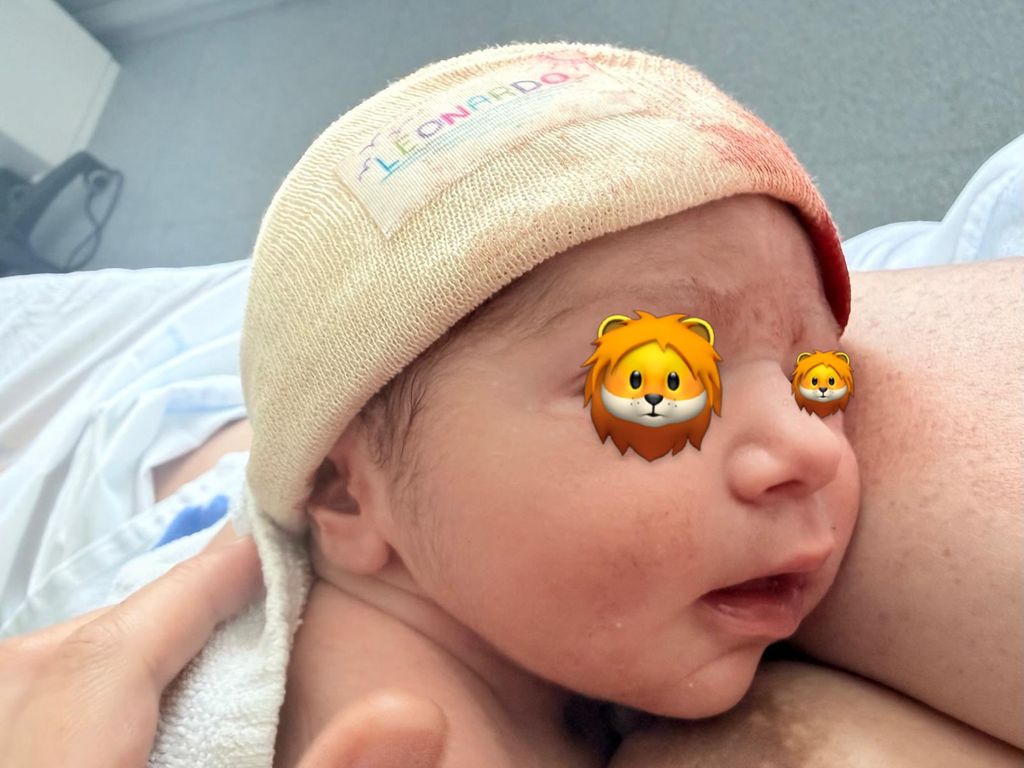 Alberto Amarilla presenta a su hijo, Leonardo