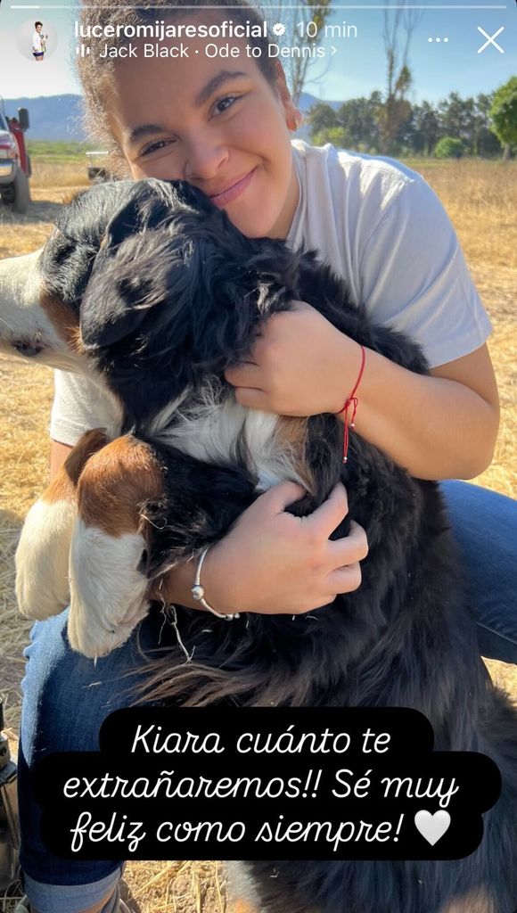 Lucerito Mijares también mostró sus condolencias a José Ron.