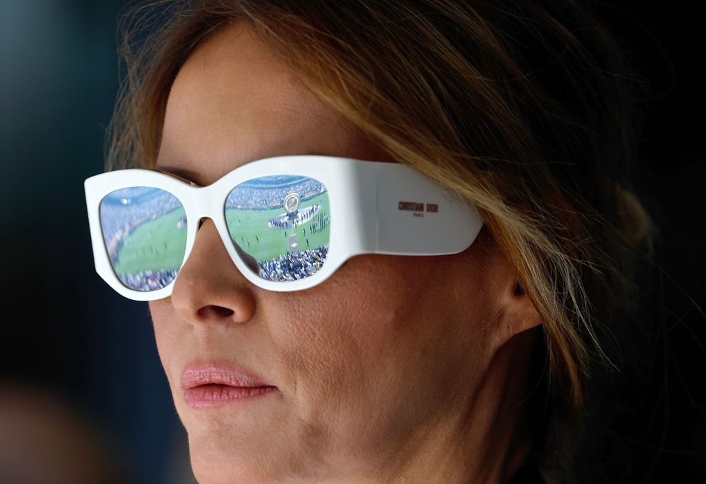 Melania Trump asiste a la final del Mundial de Clubes en East Rutherford